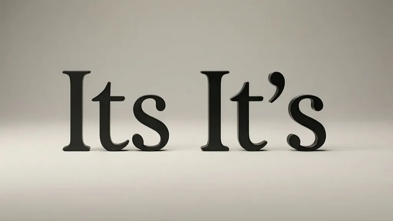 Its vs. It's: The Simple Difference Explained